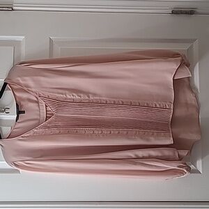 White House Black Market Elegant Peach Blouse